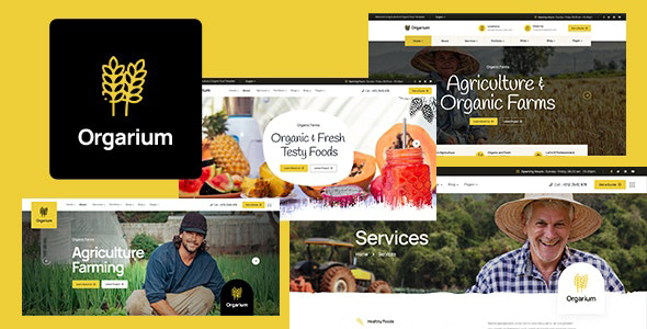Orgarium – Agriculture & Organic Farm WordPress Theme v1.2.0