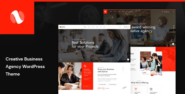 Sominx – Creative Business Agency WordPress Theme v1.2.7