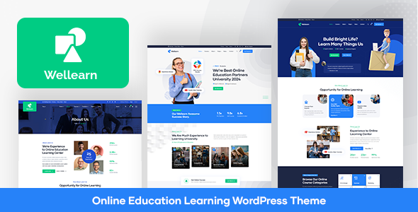 Wellearn – Online Education Learning WordPress Theme v1.1.1