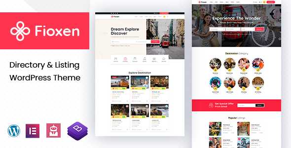 Fioxen – Directory Listing WordPress Theme v1.2.1