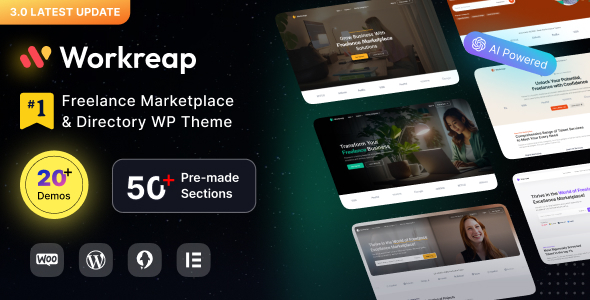 Workreap – Freelance Marketplace WordPress Theme 3.0.2