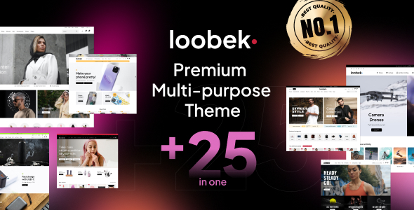 Loobek – Elementor Multipurpose WooCommerce Theme v1.2.1