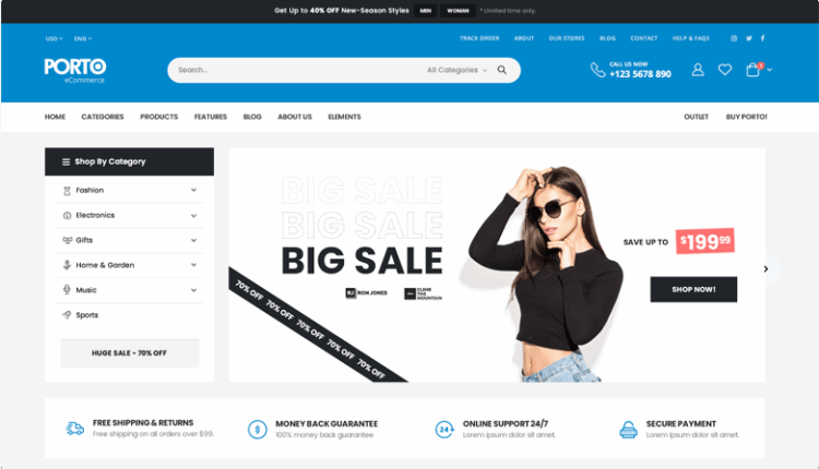 Porto | Multipurpose & WooCommerce Theme v7.7.0