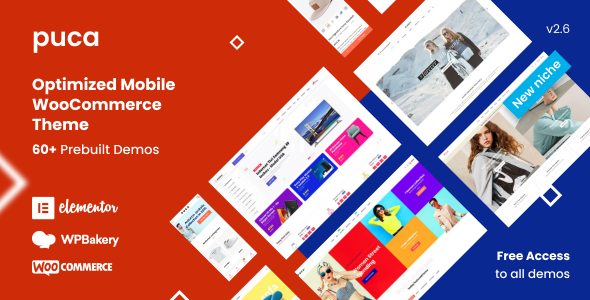 Puca 2.6.19 – Optimized Mobile WooCommerce Theme